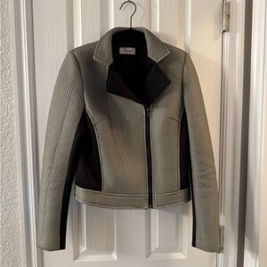 Black and White Blazer Lumiér by Bariano